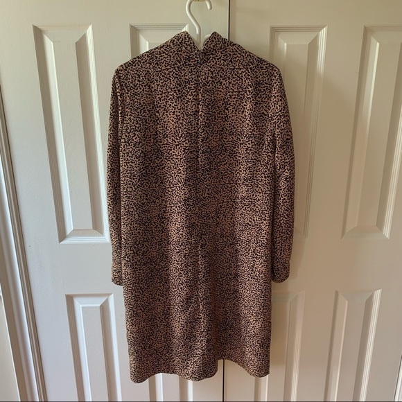 H by Halston Leopard Twisted Neck Dress - Picture 2 of 8